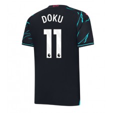 Manchester City Jeremy Doku #11 Tredje Tröja 2023-24 Korta ärmar